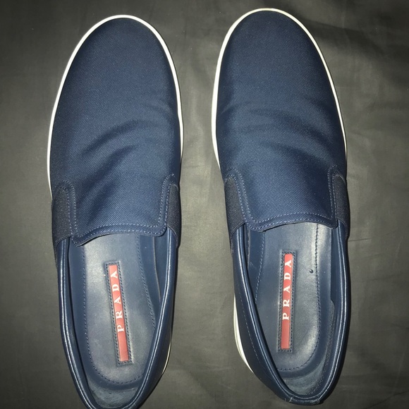 prada slip on sneakers